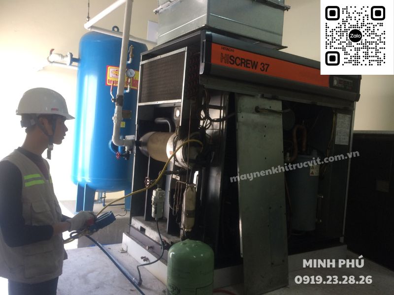 máy nén khí, máy nén khí hitachi 75kw, hitachi 75kw, hitachi, máy nén khí hitachi giá rẻ, air compressor