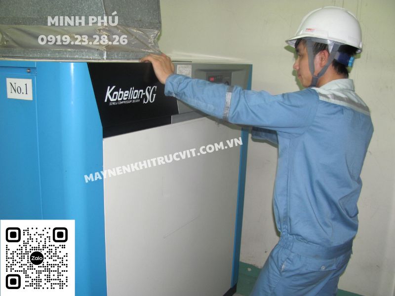 Lỗi thường gặp ở máy nén khí Kobelco, Bảo dưỡng máy nén khí Kobelco tại Phú Thọ, Sửa chữa máy nén khí Kobelco tại Hưng Yên, Kobelco air compressor, Bao duong may nen khi kobelco hansome nhat ban, sua chua may nen khi Kobelco,