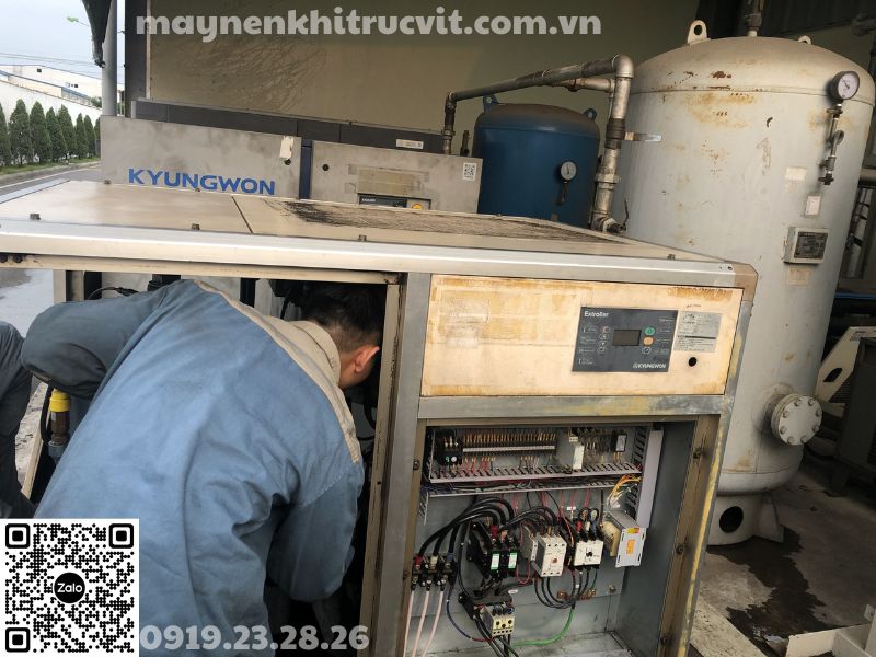 Nguyên tắc an toàn chung khi vận hành máy nén khí KyungWon, General safety principles when operating KyungWon air compressors, Bảo dưỡng máy nén khí KyungWon, Sửa chữa máy nén khí KyungWon, Bao duong may nen khi KyungWon, Sua chua may nen khi KyungWon,