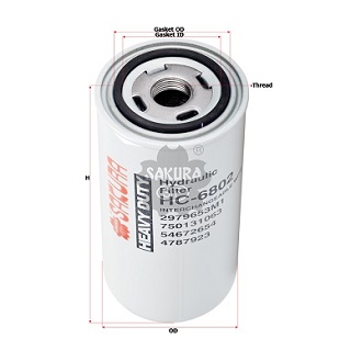 Lọc dầu Sakura HC6802,loc dau may nen khi, lọc dầu máy nén khí, phụ tùng máy nén khí, phu tung may nen khi, lọc nhớt máy nén khí, loc nhot may nen khi, compressor oil filter