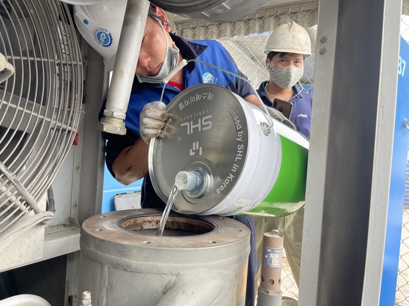 Dầu máy nén khí SHL Oil Air Compressor, dau may nen khi, dầu máy nén khí, air compressor oil,dầu máy nén khí trục vít