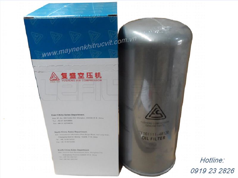 tach dau may nen khi fusheng sa 75,loc dau may nen khi, lọc dầu máy nén khí, phụ tùng máy nén khí, phu tung may nen khi, lọc nhớt máy nén khí, loc nhot may nen khi, compressor oil filter