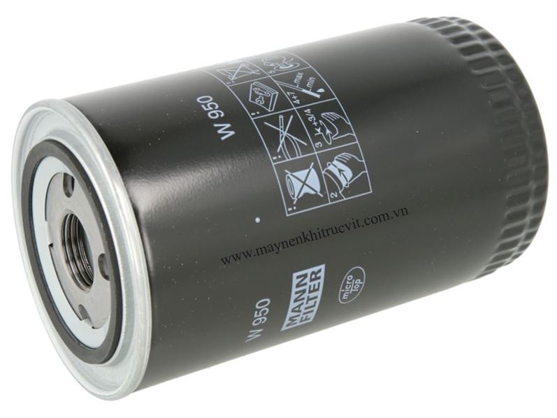 loc dau may nen khi w 950,loc dau may nen khi, lọc dầu máy nén khí, phụ tùng máy nén khí, phu tung may nen khi, lọc nhớt máy nén khí, loc nhot may nen khi, compressor oil filter