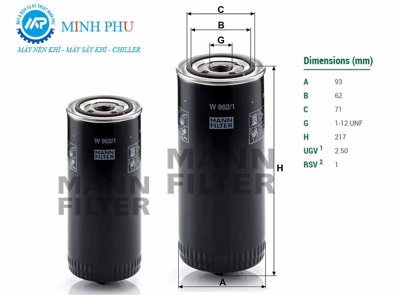 lọc dầu w962/1, lọc dầu mann w962/1, loc dau mann w962/1, mann W962/1, lọc dầu W962/1, loc dau w962/1