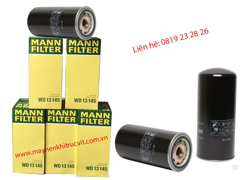 loc dau mann filter wd13145,loc dau may nen khi, lọc dầu máy nén khí, loc gio may nen khi, lọc khí máy nén khí, tách dầu máy nén khí, tach dau may nen khi, phụ tùng máy nén khí, phu tung may nen khi, lọc gió máy nén khí, lọc nhớt máy nén khí, loc nhot may nen khi