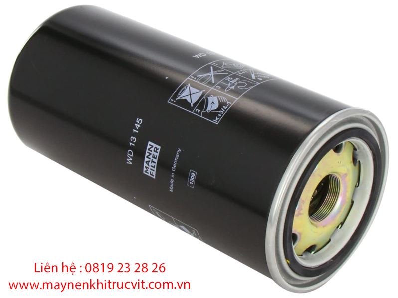 mann filter wd 13145,loc dau may nen khi, lọc dầu máy nén khí, loc gio may nen khi, lọc khí máy nén khí, tách dầu máy nén khí, tach dau may nen khi, phụ tùng máy nén khí, phu tung may nen khi, lọc gió máy nén khí, lọc nhớt máy nén khí, loc nhot may nen khi