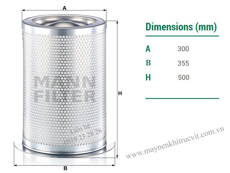 tach dau may nen khi mann filter 49 305 53 111