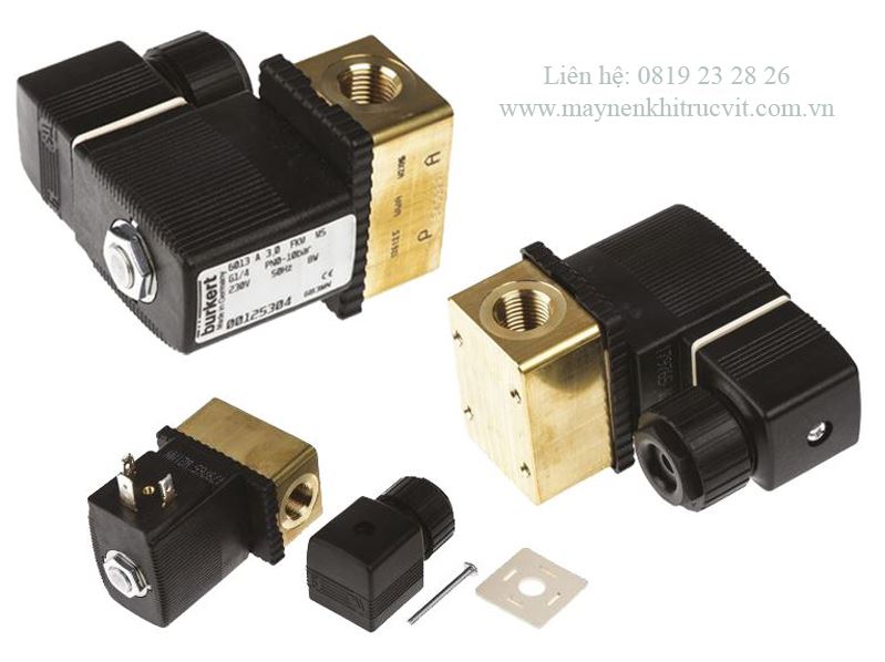 van dien tu may nen khi,Van điện từ máy nén khí: Compressor Solenoid Valve, van dien tu may nen khi, phụ tùng máy nén khí, phu tung may nen khi, spare part for compressor